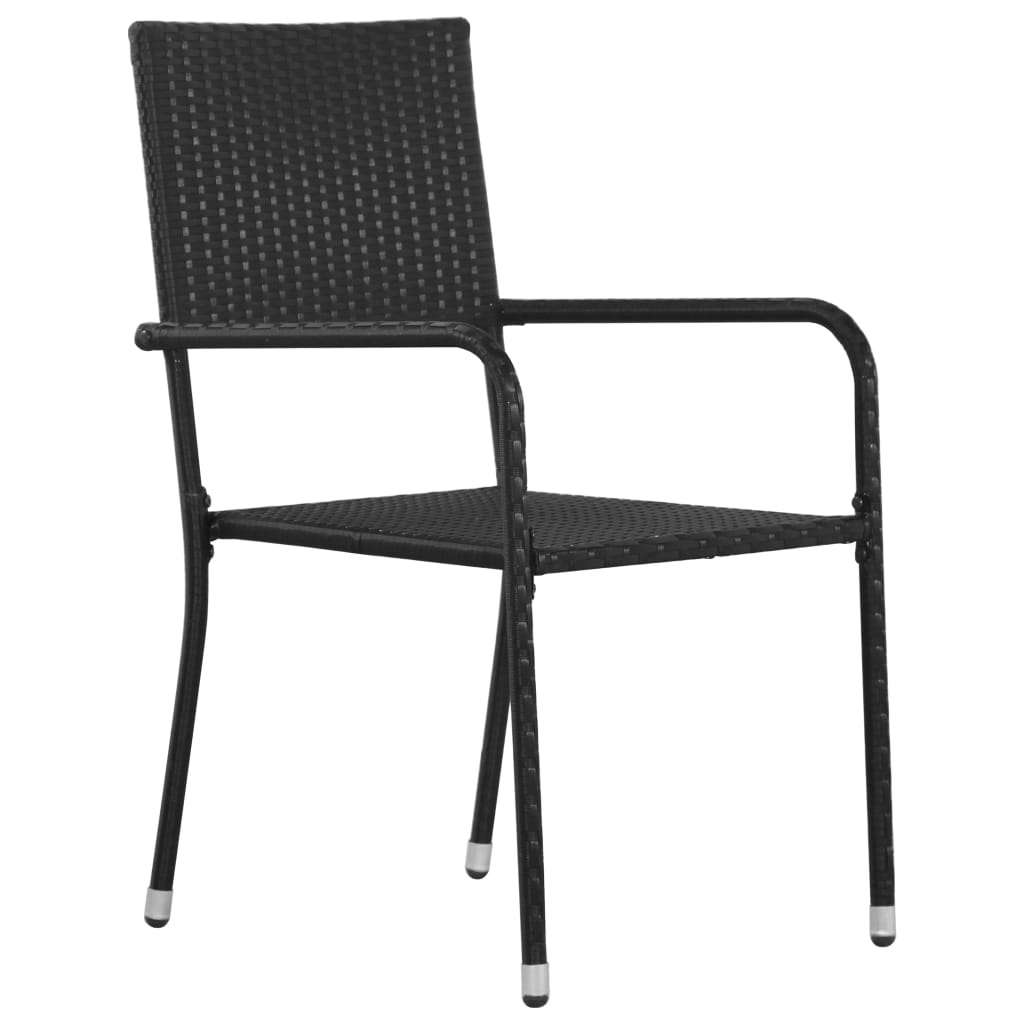8720286411537_g_en_hd_5 vidaXL 5 Piece Garden Dining Set Black - Image 6