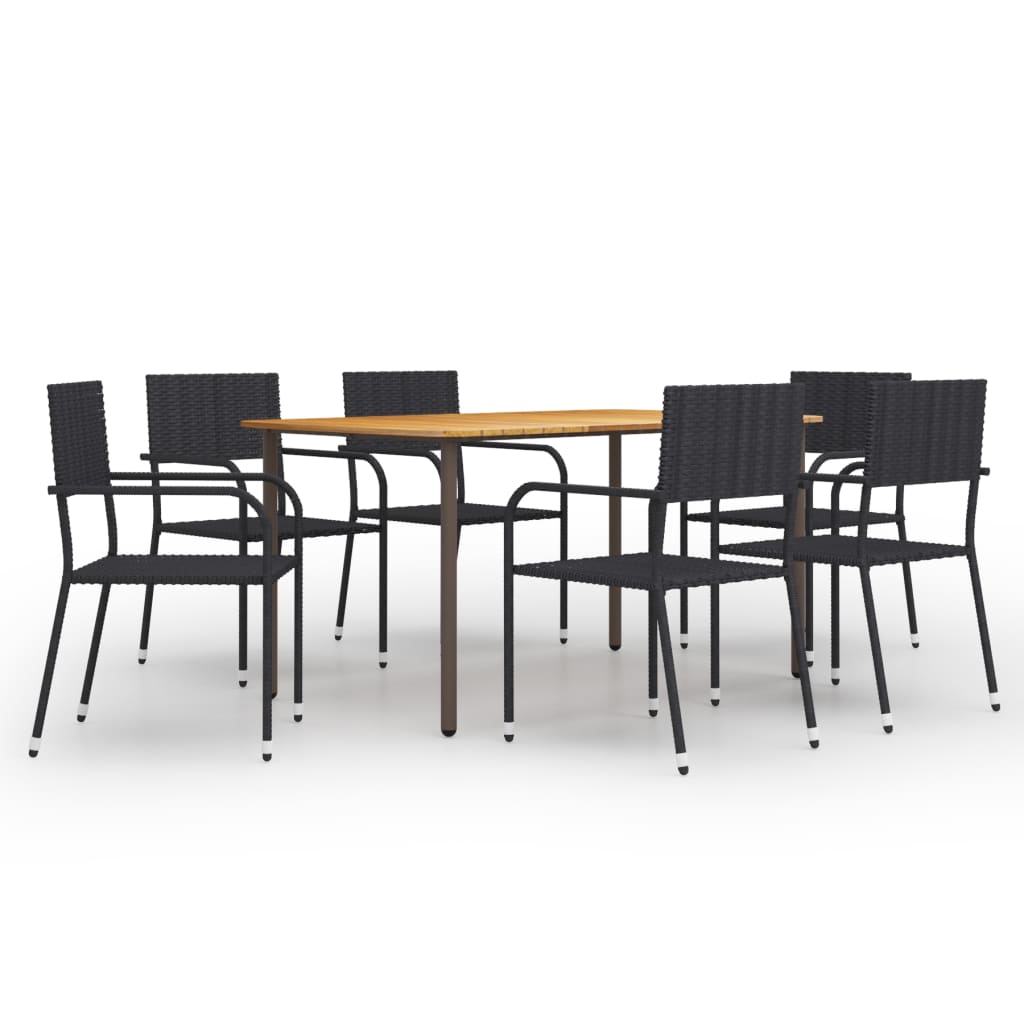 8720286413944_a_en_hd_1 vidaXL 7 Piece Garden Dining Set Poly Rattan Black - Image 1