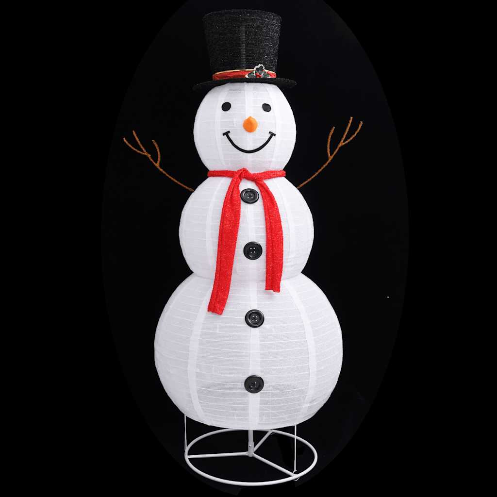 8720286414538_g_en_hd_2 vidaXL Decorative Christmas Snowman Figure LED Luxury Fabric 180cm - Image 4