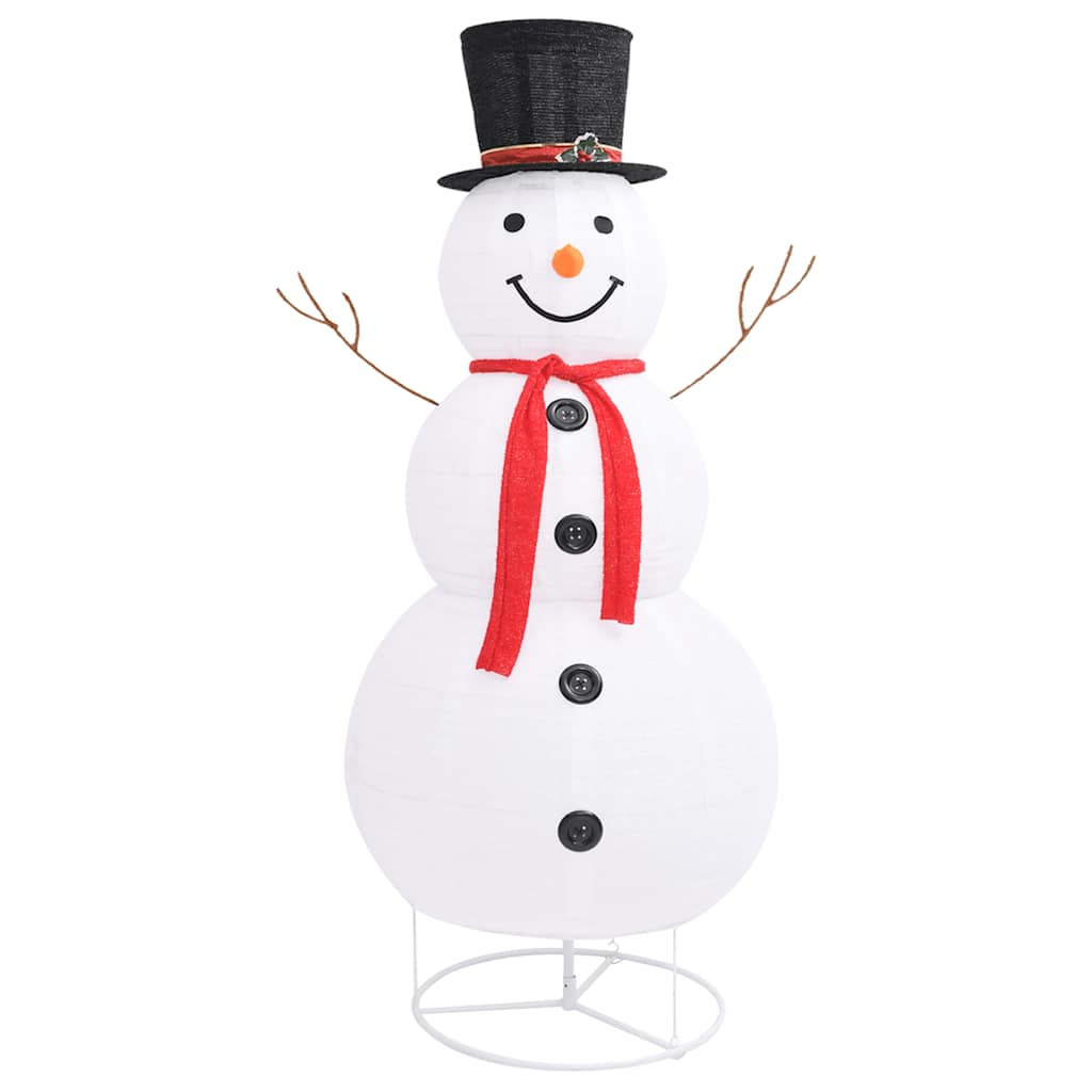 8720286414538_g_en_hd_3 vidaXL Decorative Christmas Snowman Figure LED Luxury Fabric 180cm - Image 5