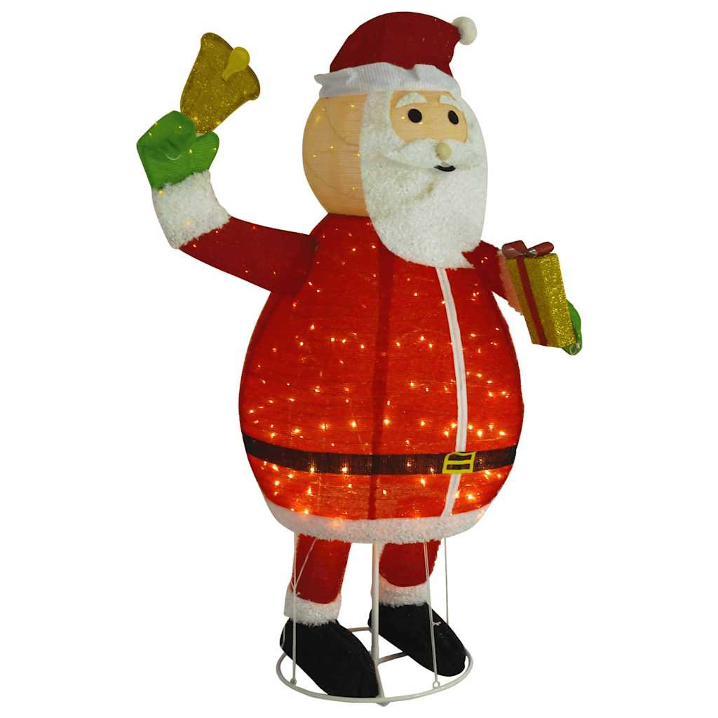 8720286414545_g_en_hd_1 vidaXL Decorative Christmas Santa Claus Figure LED Luxury Fabric 180 cm - Image 3