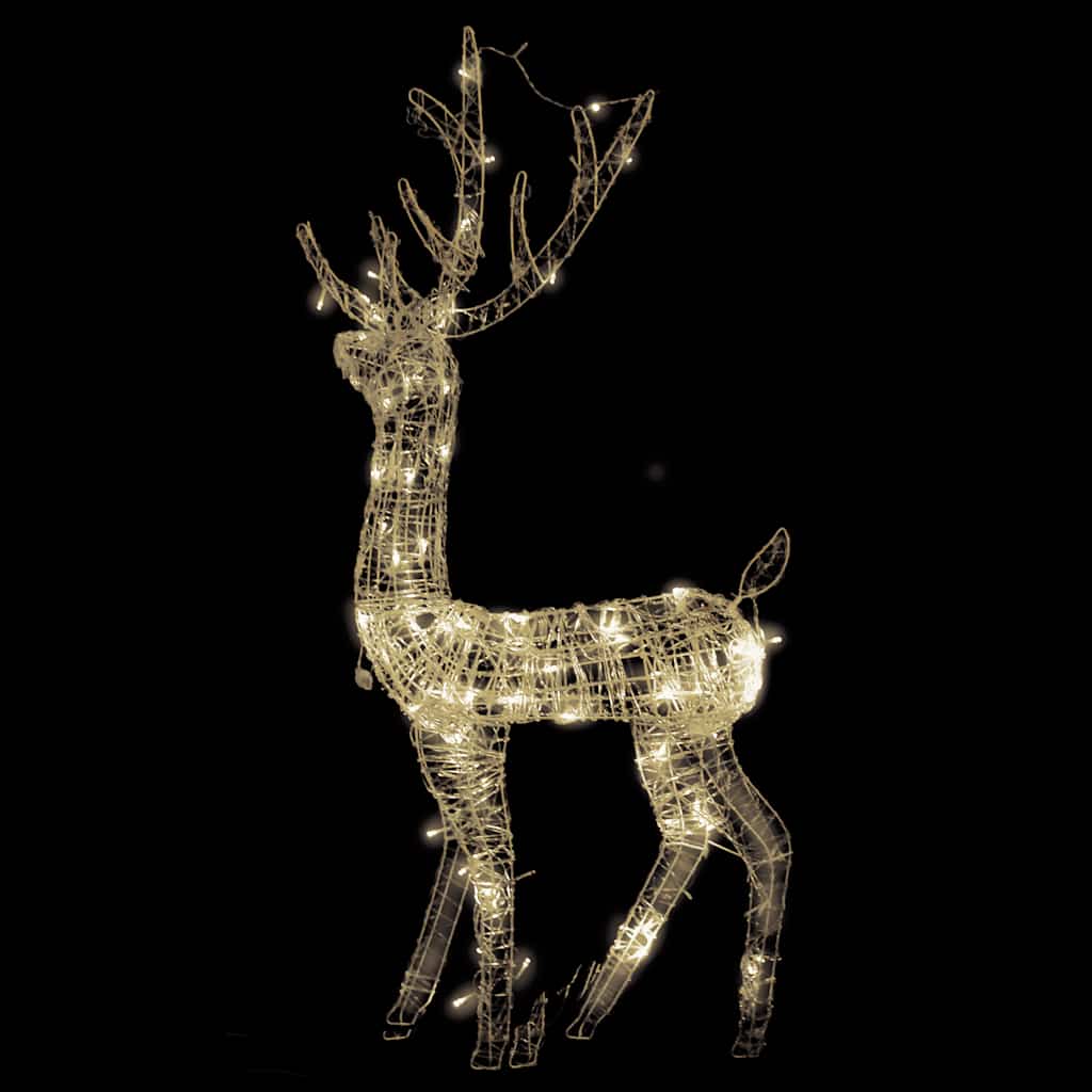 8720286414729_g_en_hd_2 vidaXL Acrylic Reindeer Christmas Decoration 140 LEDs 120 cm Warm White - Image 4