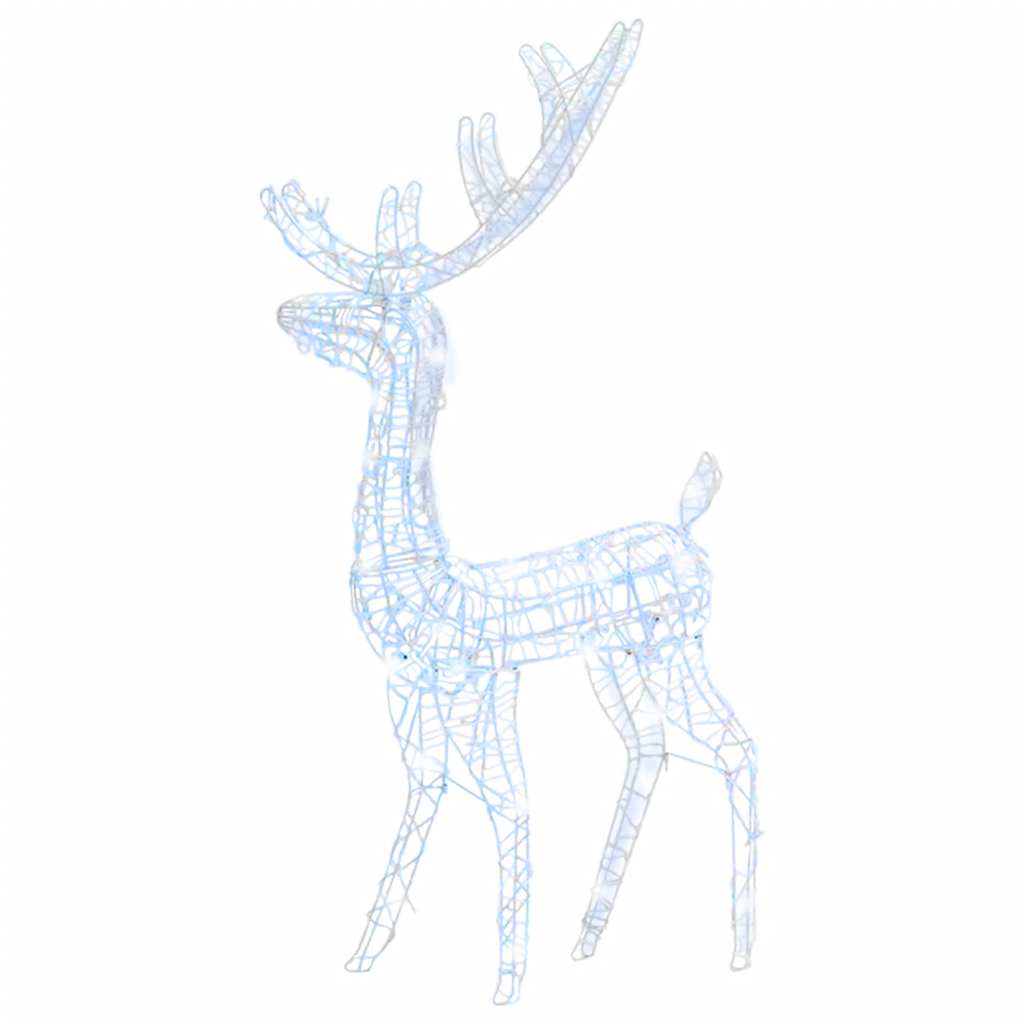 8720286414736_a_en_hd_1 vidaXL Acrylic Reindeer Christmas Decoration 140 LEDs 120 cm Cold White - Image 2