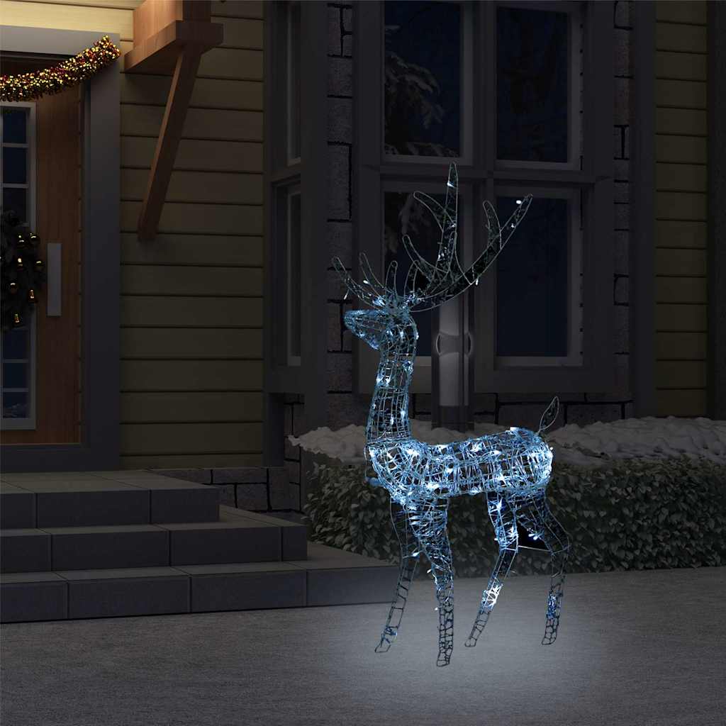 8720286414736_g_en_hd_1 vidaXL Acrylic Reindeer Christmas Decoration 140 LEDs 120 cm Cold White - Image 3