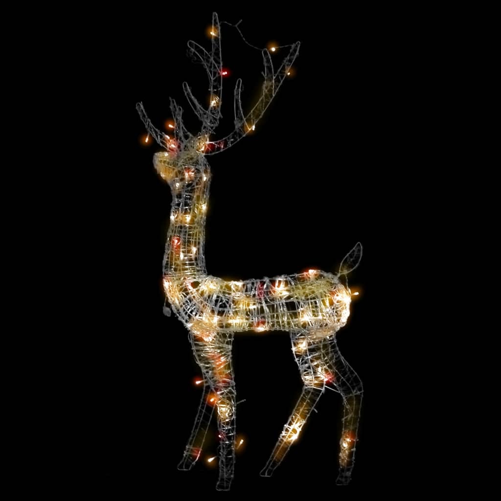 8720286414750_g_en_hd_2 vidaXL Acrylic Reindeer Christmas Decoration 140 LEDs 120 cm Colourful - Image 4