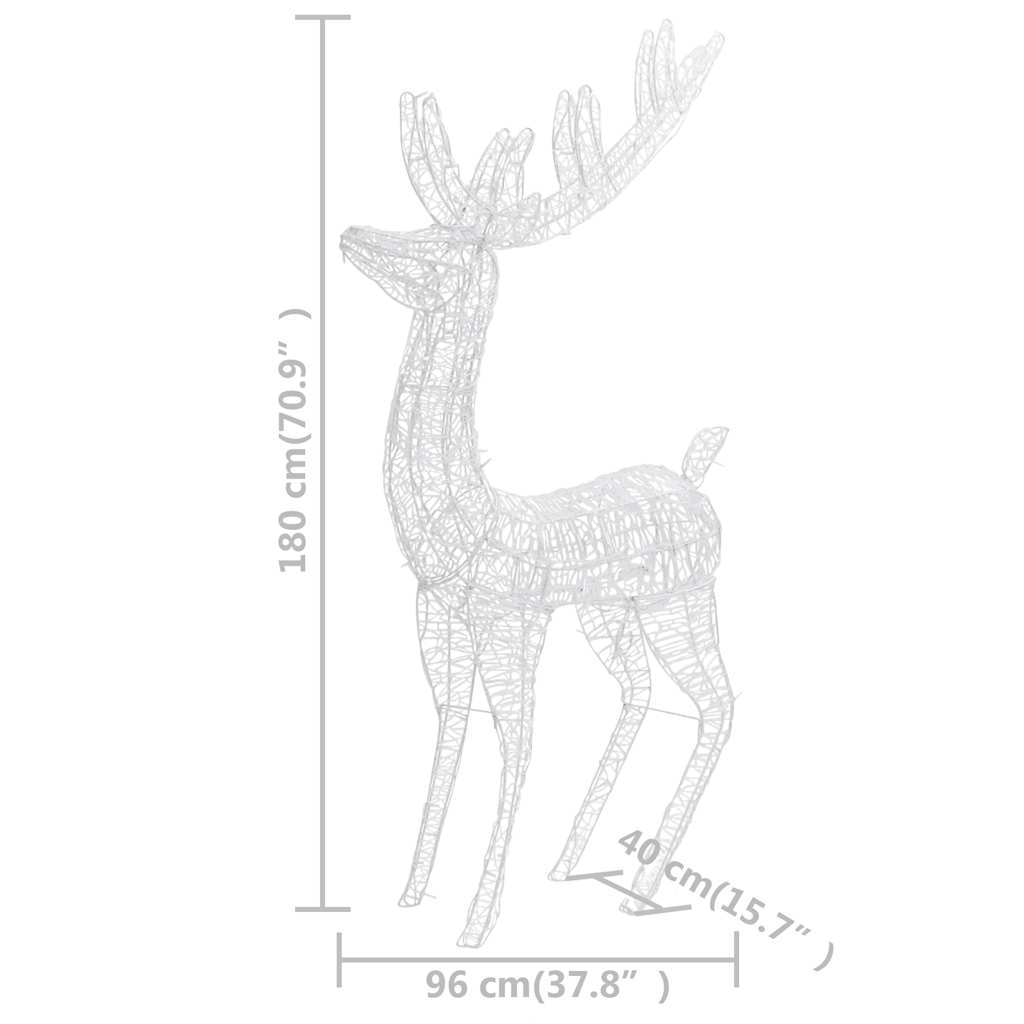 8720286414767_g_en_hd_5 vidaXL XXL Acrylic Christmas Reindeer 250 LED 180 cm Warm White - Image 7