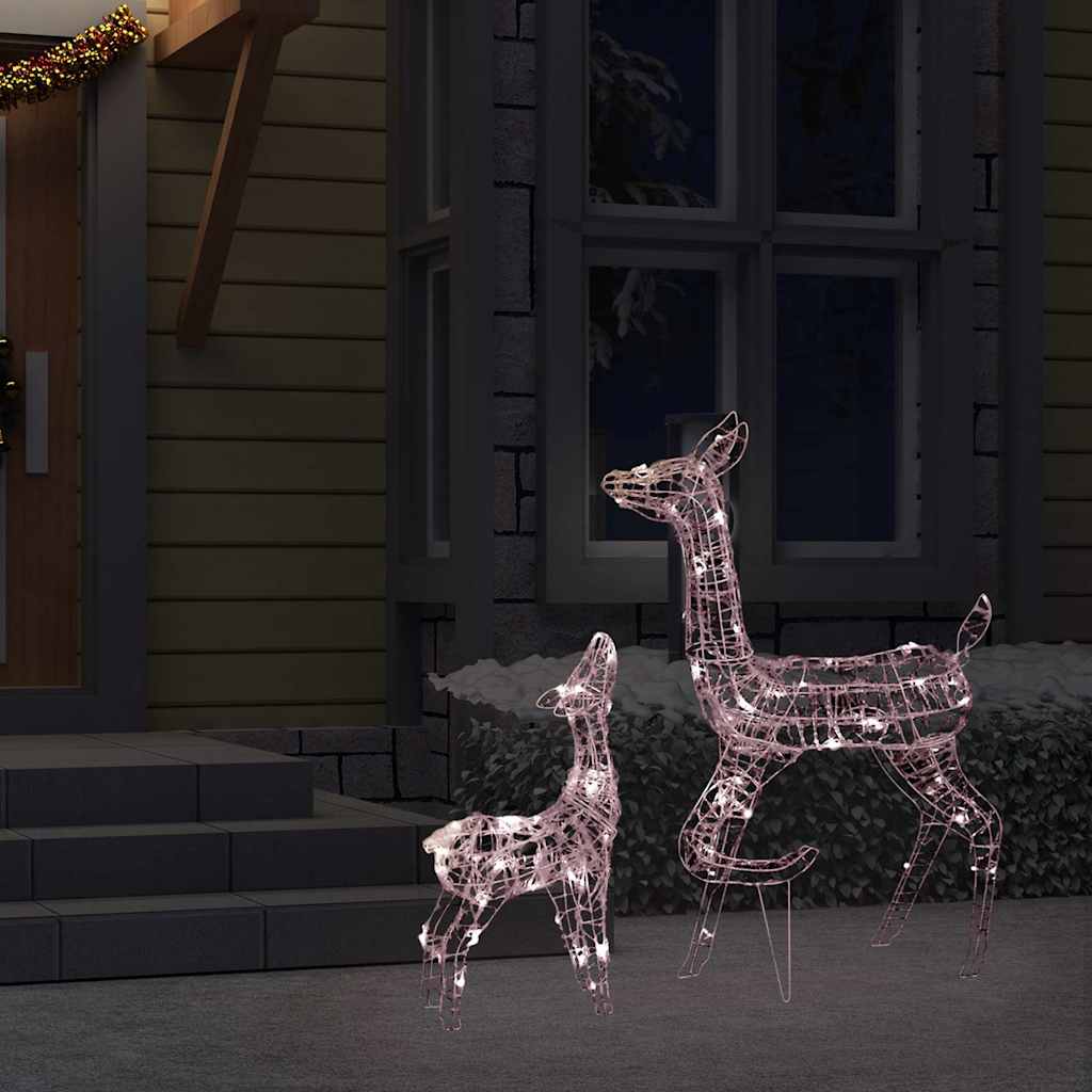 8720286414804_g_en_hd_1 vidaXL Acrylic Reindeer Family Christmas Decoration 160 LED Warm White - Image 3