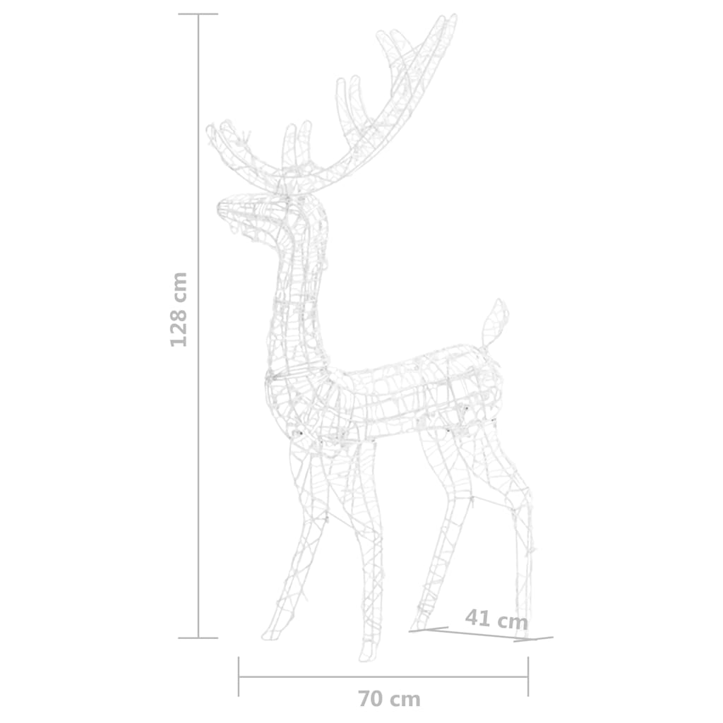 8720286414842_g_en_hd_10 vidaXL Acrylic Reindeer Family Christmas Decoration 300 LED Warm White - Image 12