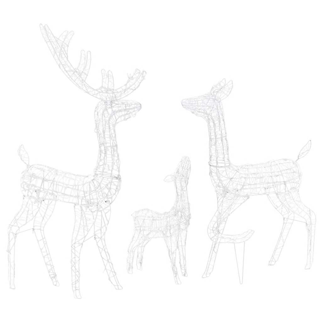8720286414842_g_en_hd_2 vidaXL Acrylic Reindeer Family Christmas Decoration 300 LED Warm White - Image 4