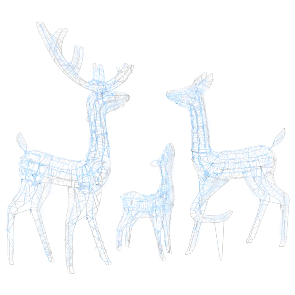 8720286414859_a_en_hd_1 vidaXL Acrylic Reindeer Family Christmas Decoration 300 LED Cold White - Image 2