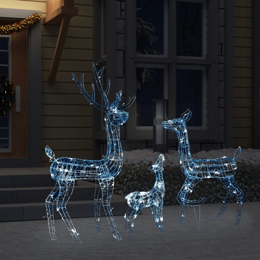 8720286414859_g_en_hd_1 vidaXL Acrylic Reindeer Family Christmas Decoration 300 LED Cold White - Image 3