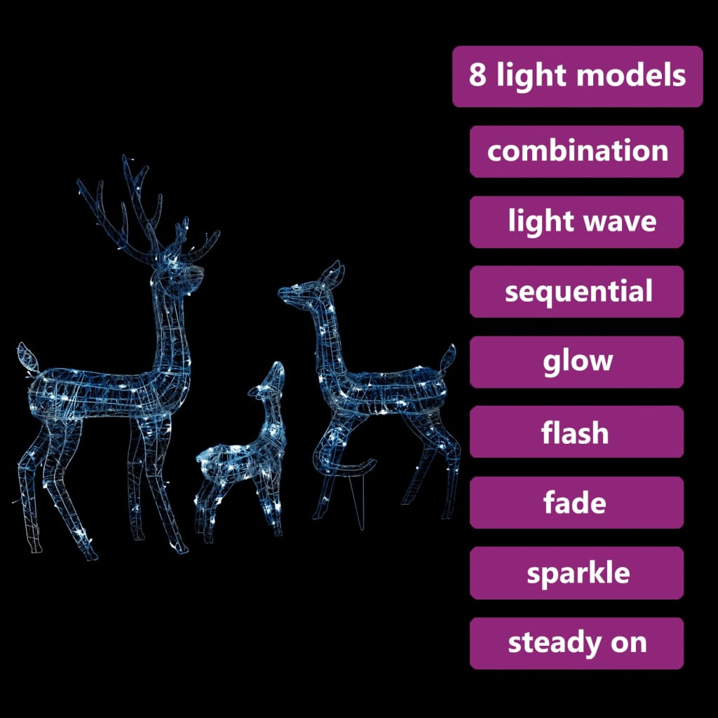 8720286414859_g_en_hd_2 vidaXL Acrylic Reindeer Family Christmas Decoration 300 LED Cold White - Image 4