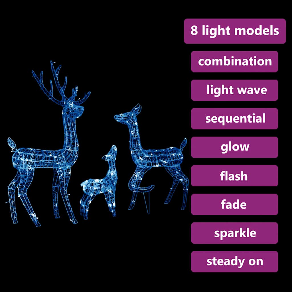 8720286414866_g_en_hd_2 vidaXL Acrylic Reindeer Family Christmas Decoration 300 LED Blue - Image 4