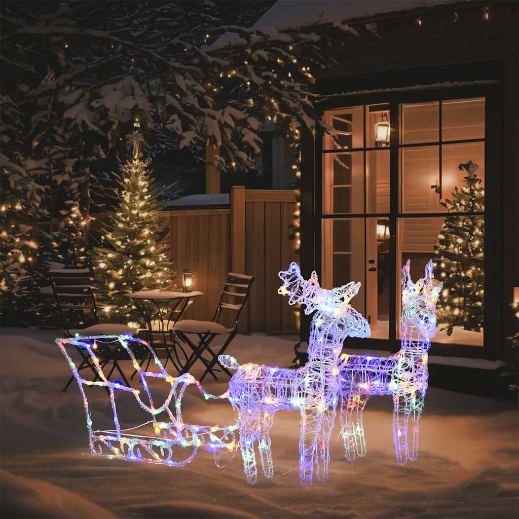 8720286415702_g_en_hd_7 vidaXL Reindeers & Sleigh Christmas Decoration 160 LEDs 130 cm Acrylic - Image 9