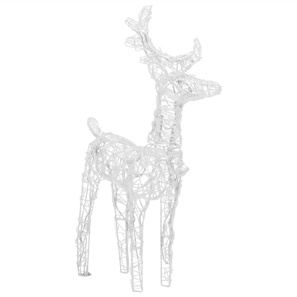 8720286415719_g_en_hd_2 vidaXL Reindeers & Sleigh Christmas Decoration 280x28x55 cm Acrylic - Image 4