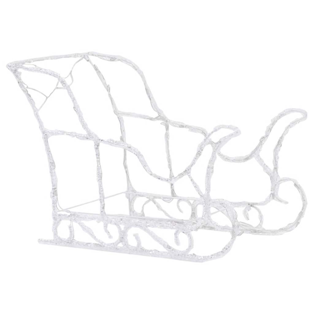 8720286415719_g_en_hd_3 vidaXL Reindeers & Sleigh Christmas Decoration 280x28x55 cm Acrylic - Image 5