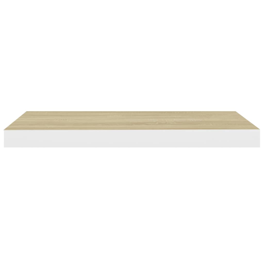 8720286416785_g_en_hd_3 vidaXL Floating Wall Shelves 2 pcs Oak and White 60x23.5x3.8 cm MDF - Image 5