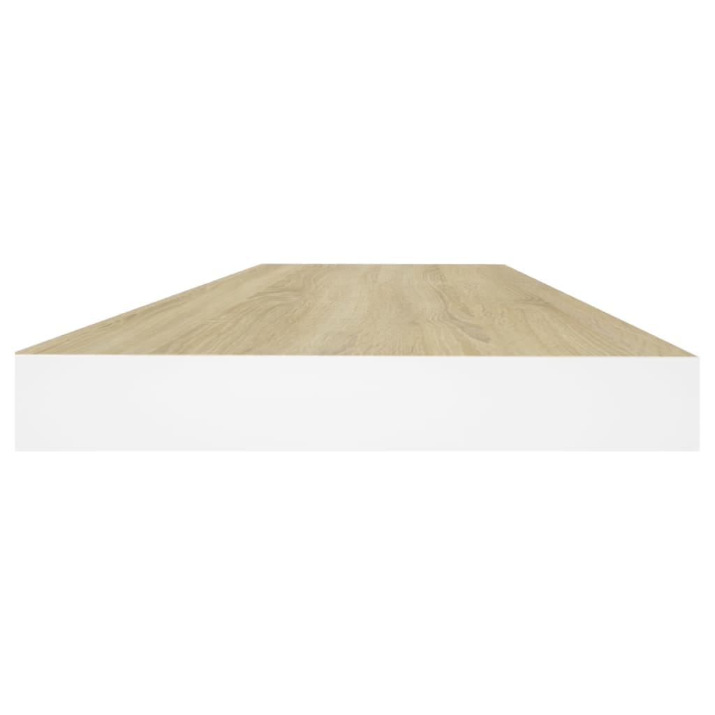 8720286416785_g_en_hd_4 vidaXL Floating Wall Shelves 2 pcs Oak and White 60x23.5x3.8 cm MDF - Image 6