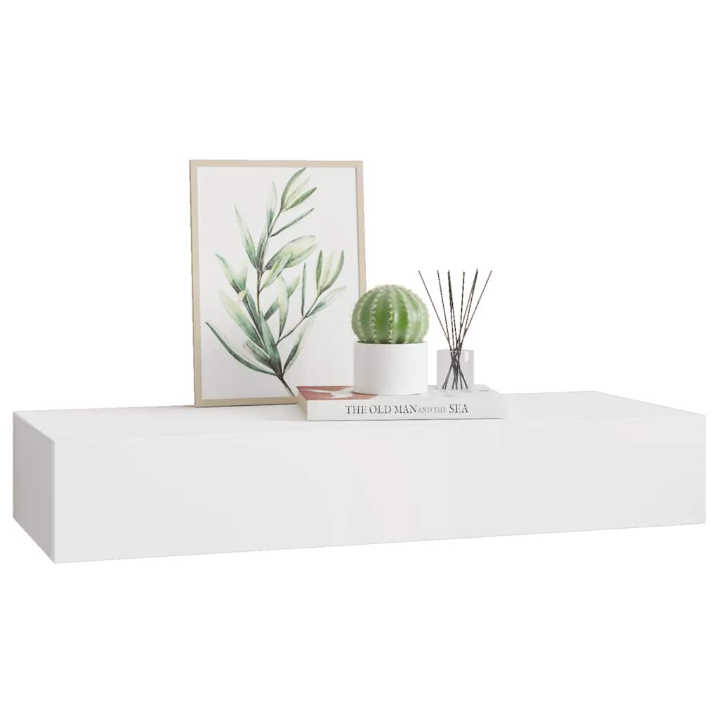 8720286418802_g_en_hd_2 vidaXL Wall-mounted Drawer Shelf White 60x23.5x10 cm MDF - Image 4