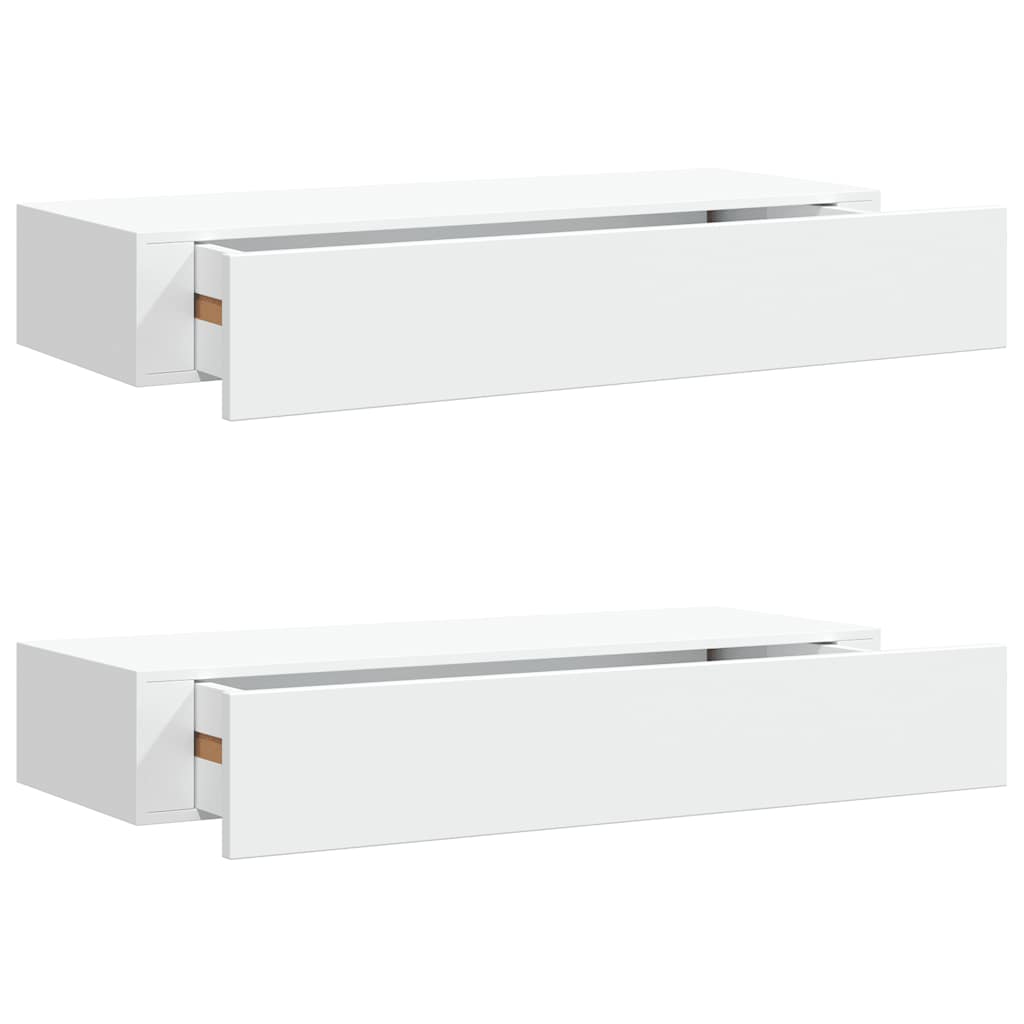 8720286418819_a_en_hd_1 vidaXL Wall-mounted Drawer Shelves 2 pcs White 60x23.5x10cm MDF - Image 2