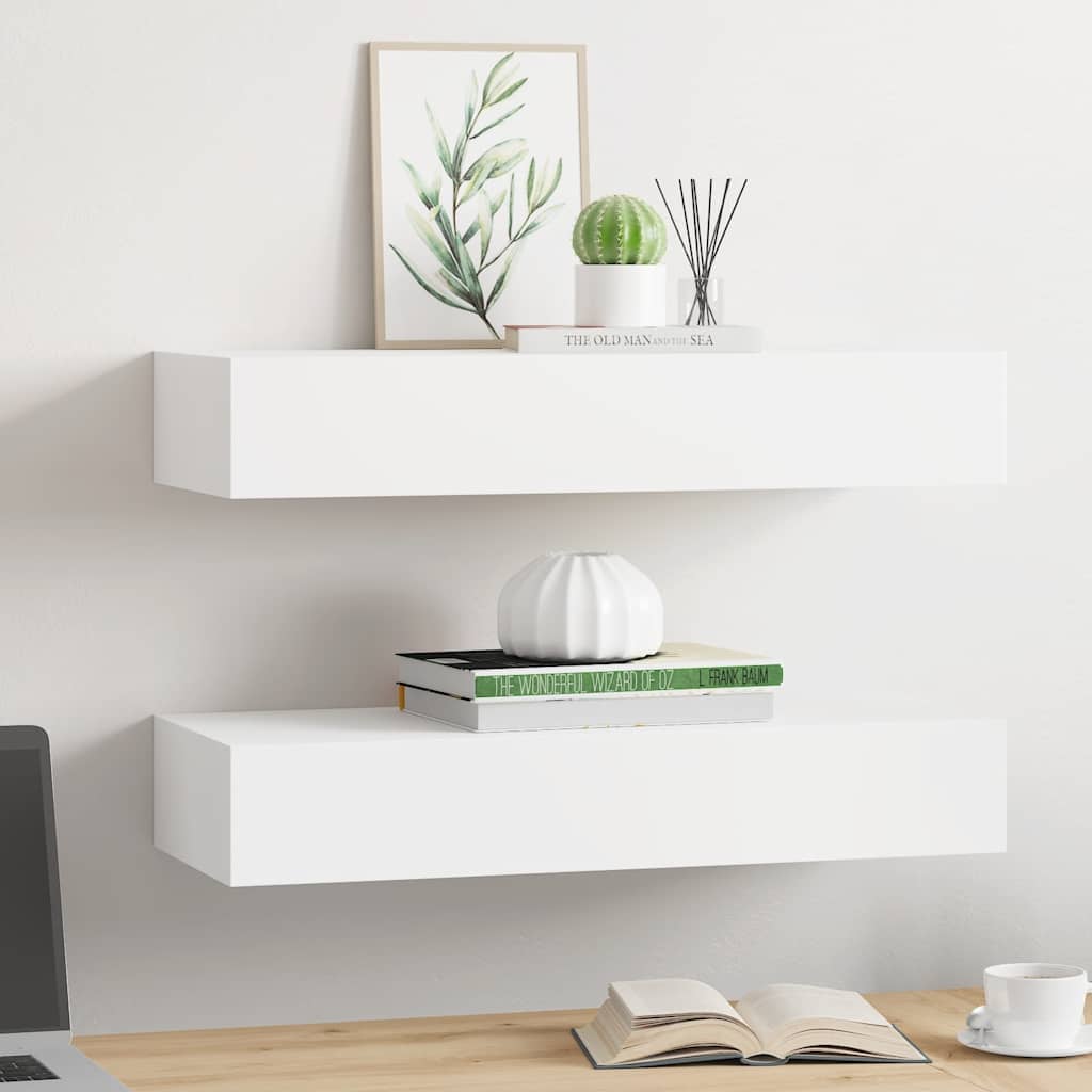 8720286418819_g_en_hd_1 vidaXL Wall-mounted Drawer Shelves 2 pcs White 60x23.5x10cm MDF - Image 3