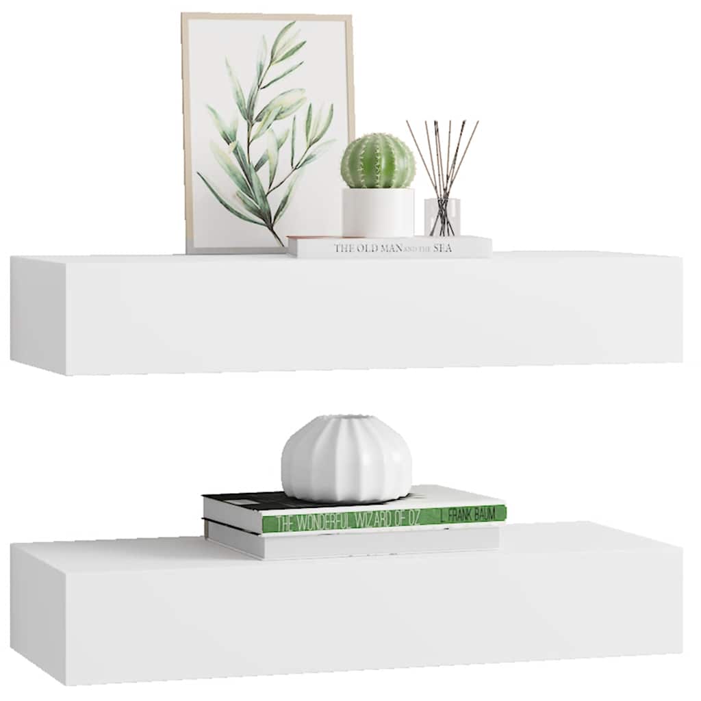 8720286418819_g_en_hd_2 vidaXL Wall-mounted Drawer Shelves 2 pcs White 60x23.5x10cm MDF - Image 4
