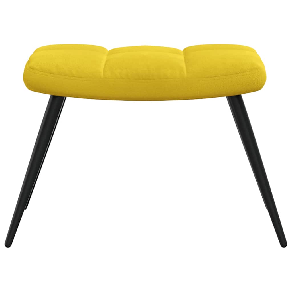 8720286424629_g_en_hd_5 vidaXL Relaxing Chair with a Stool Mustard Yellow Velvet - Image 7