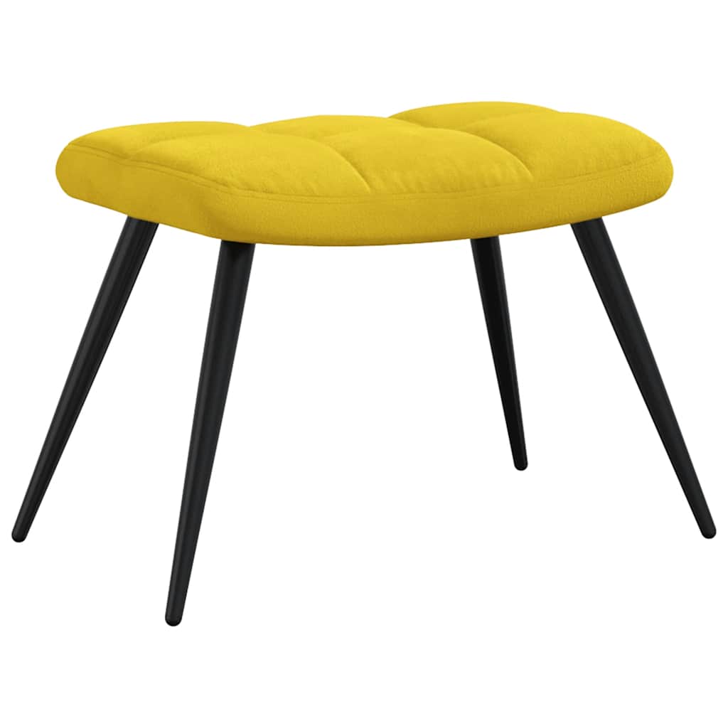 8720286424629_g_en_hd_6 vidaXL Relaxing Chair with a Stool Mustard Yellow Velvet - Image 8