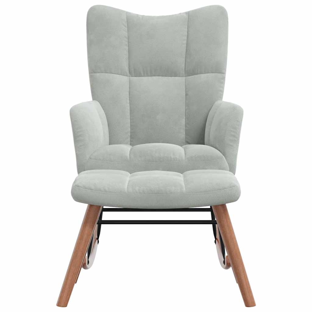8720286425213_g_en_hd_1 vidaXL Rocking Chair with a Stool Light Grey Velvet - Image 3