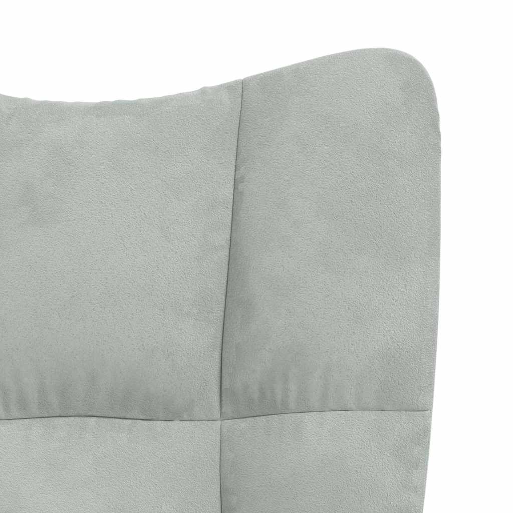 8720286425213_g_en_hd_7 vidaXL Rocking Chair with a Stool Light Grey Velvet - Image 9
