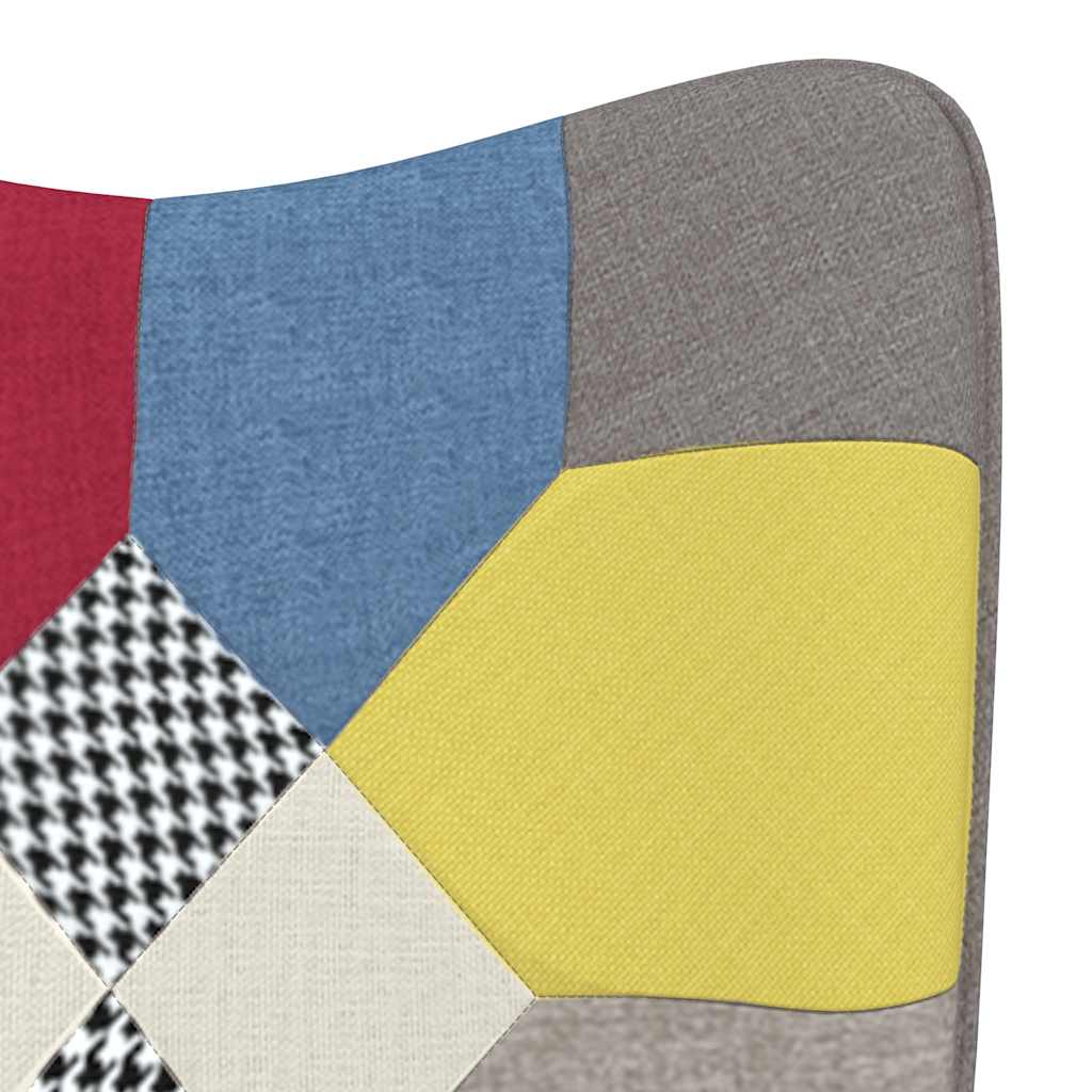 8720286425558_g_en_hd_6 vidaXL Relaxing Chair with a Stool Patchwork Fabric - Image 8