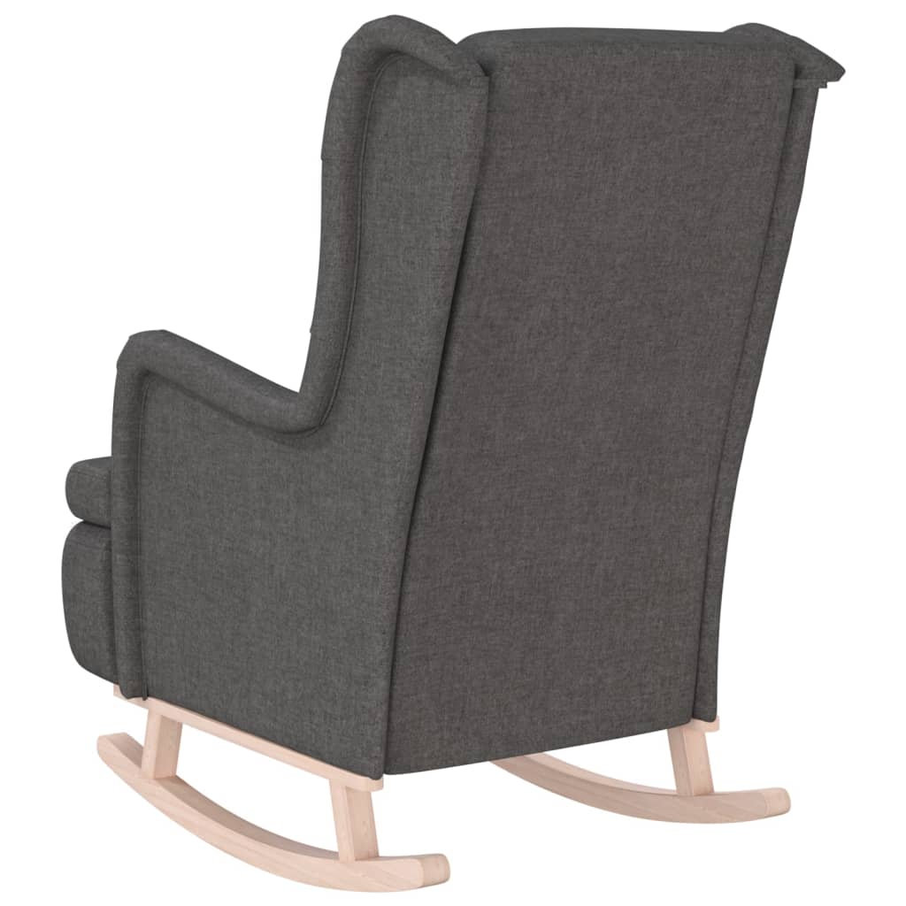 8720286427729_g_en_hd_3 vidaXL Armchair with Solid Rubber Wood Rocking Legs Dark Grey Fabric - Image 5
