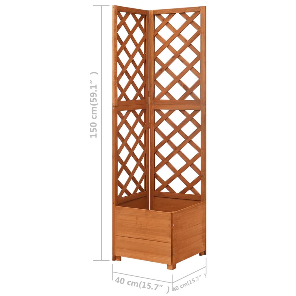 8720286432273_g_en_hd_5 vidaXL Corner Trellis Planter 40x40x150 cm Solid Fir Wood - Image 6