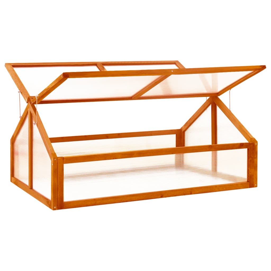 8720286432310_g_en_hd_1 vidaXL Greenhouse Brown 114x80x50 cm Firwood - Image 2