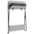 vidaXL Changing Table Light Grey Iron - Image 5