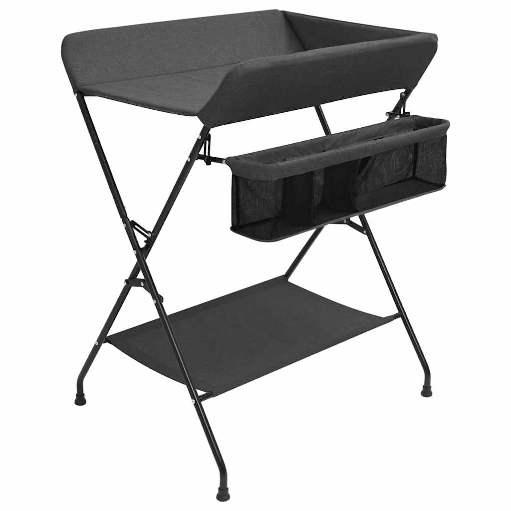 8720286432730_a_en_hd_1 vidaXL Changing Table Anthracite Iron - Image 1