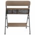 vidaXL Changing Table Taupe Iron - Image 2