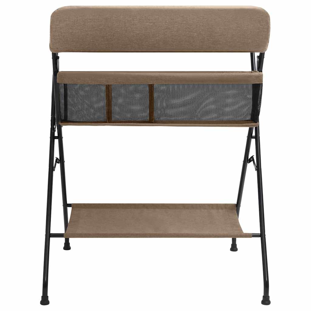 8720286432747_g_en_hd_1 vidaXL Changing Table Taupe Iron - Image 2
