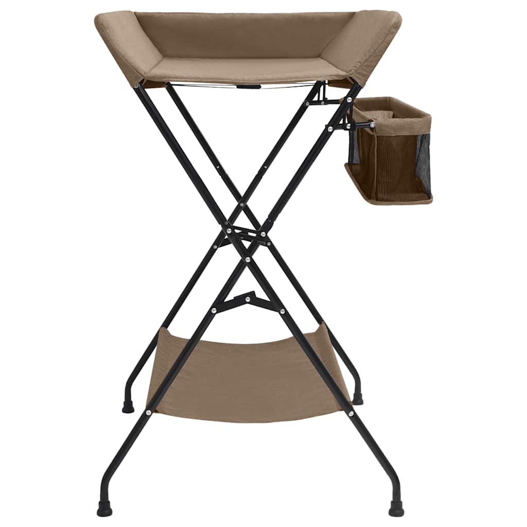 8720286432747_g_en_hd_2 vidaXL Changing Table Taupe Iron - Image 3