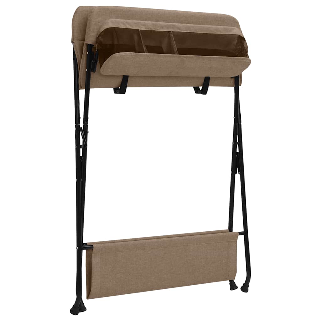 8720286432747_g_en_hd_4 vidaXL Changing Table Taupe Iron - Image 5