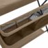 vidaXL Changing Table Taupe Iron - Image 6