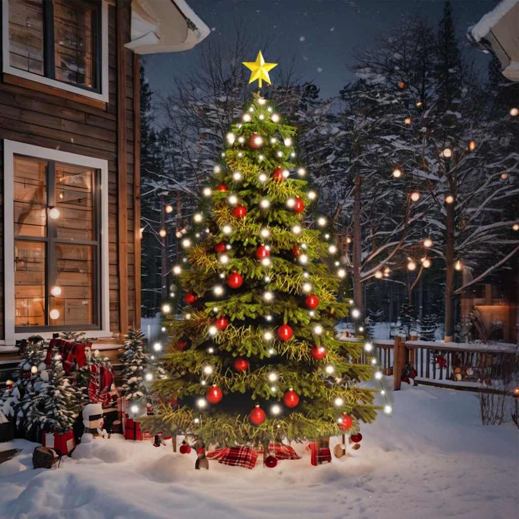8720286434499_g_en_hd_1 vidaXL Christmas Tree Net Lights with 180 LEDs Cold White 180 cm - Image 3