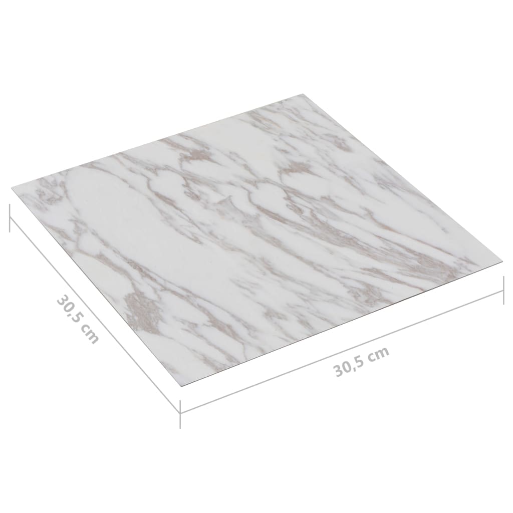 8720286435687_g_en_hd_6 vidaXL Self-adhesive Flooring Planks 20 pcs PVC 1.86 m² White Marble - Image 8