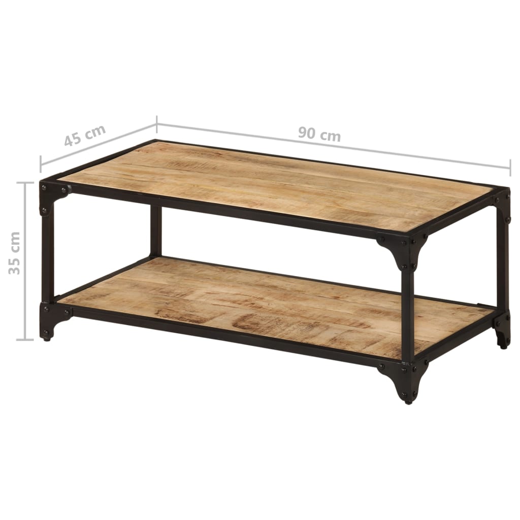 8720286436929_g_en_hd_7 vidaXL Coffee Table 90x45x35 cm Solid Rough Mango Wood - Image 8