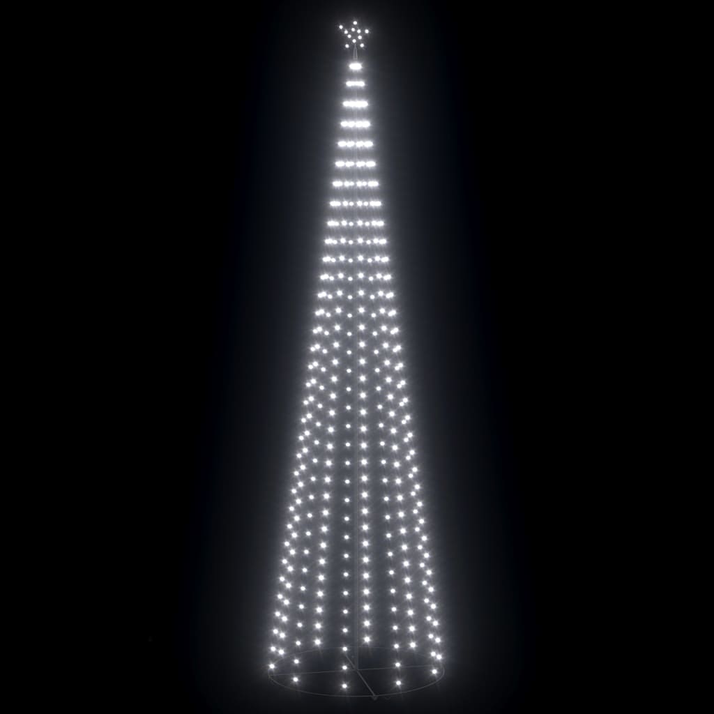 8720286443385_g_en_hd_1 vidaXL Christmas Cone Tree 752 Cold White LEDs Decoration 160x500 cm - Image 3