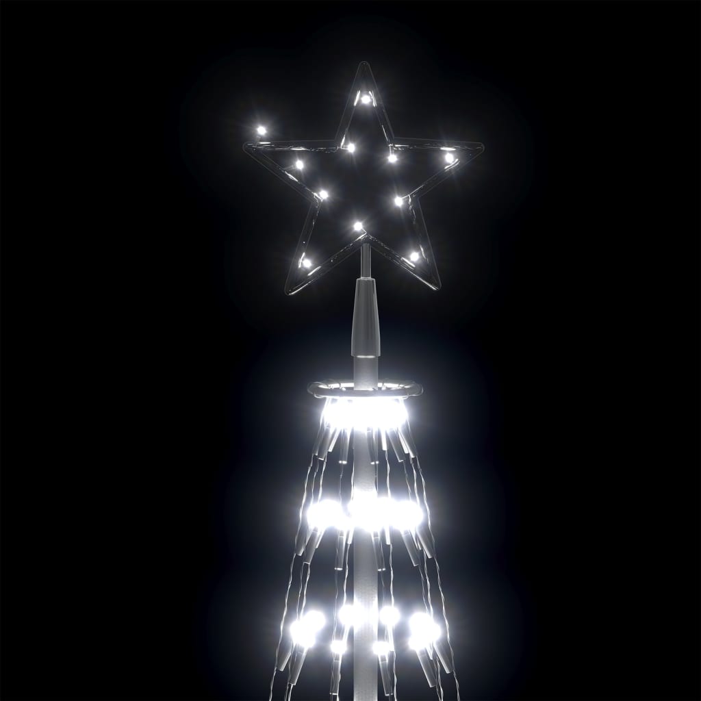 8720286443385_g_en_hd_3 vidaXL Christmas Cone Tree 752 Cold White LEDs Decoration 160x500 cm - Image 5