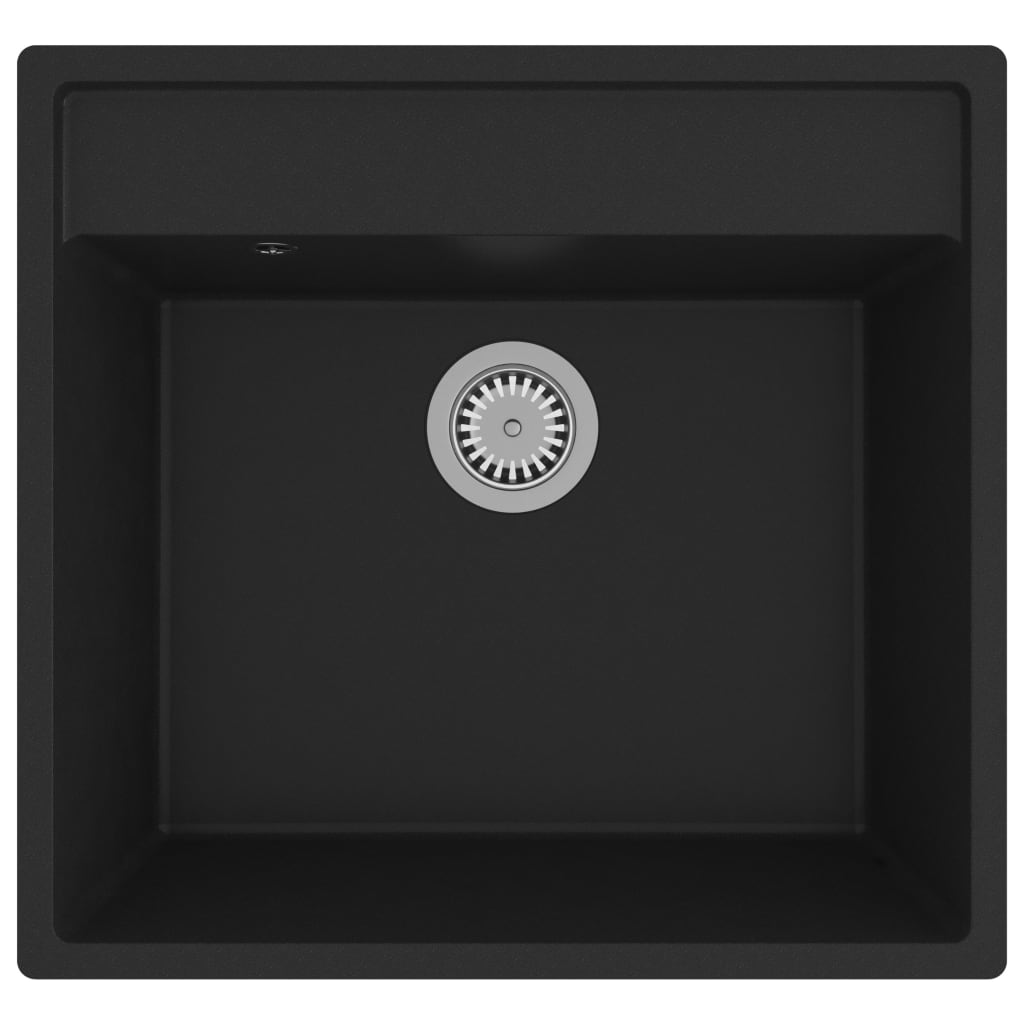 8720286444313_a_en_hd_1 vidaXL Kitchen Sink with Overflow Hole Black Granite - Image 2
