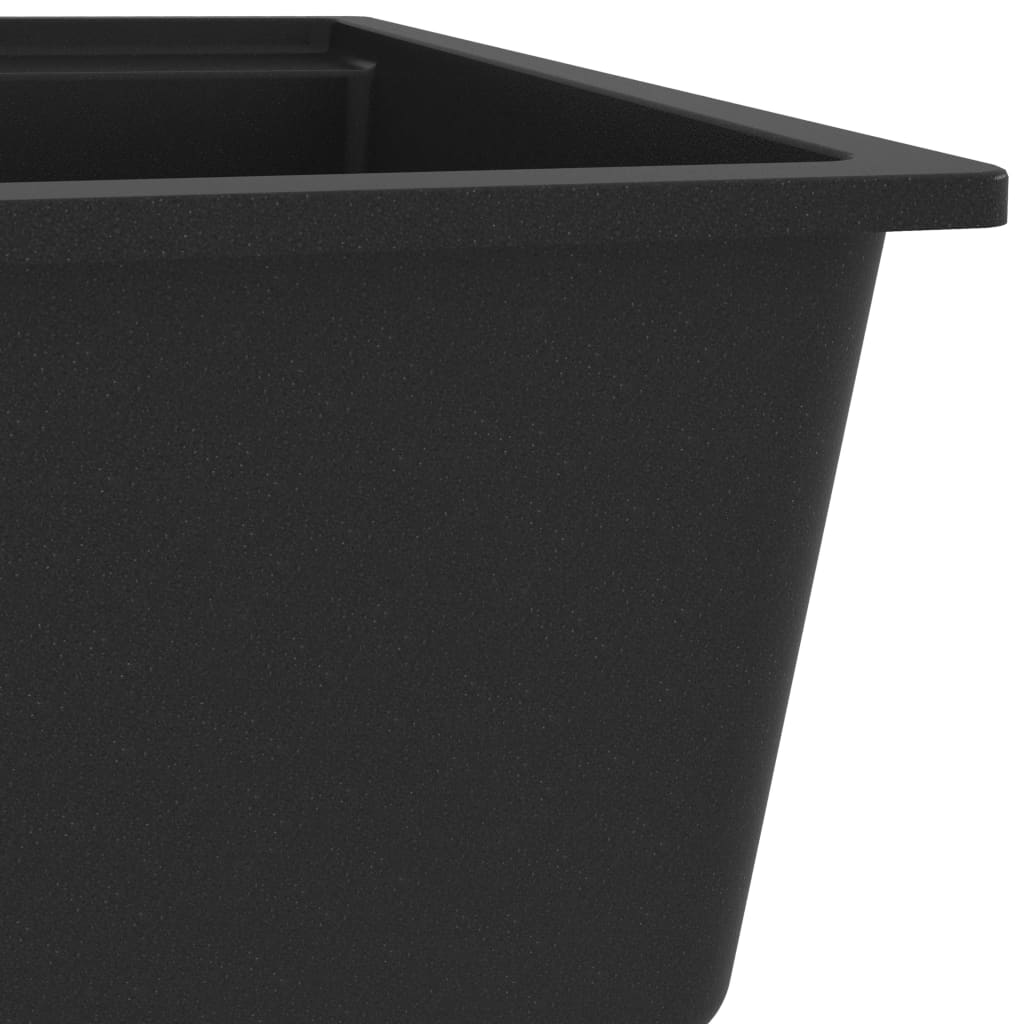 8720286444313_g_en_hd_3 vidaXL Kitchen Sink with Overflow Hole Black Granite - Image 5