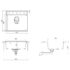 vidaXL Kitchen Sink with Overflow Hole Black Granite - Image 8