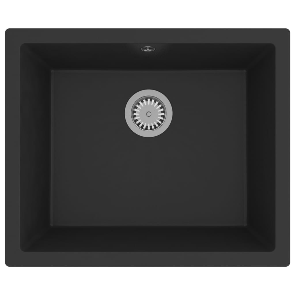 8720286444344_a_en_hd_1 vidaXL Kitchen Sink with Overflow Hole Black Granite - Image 2